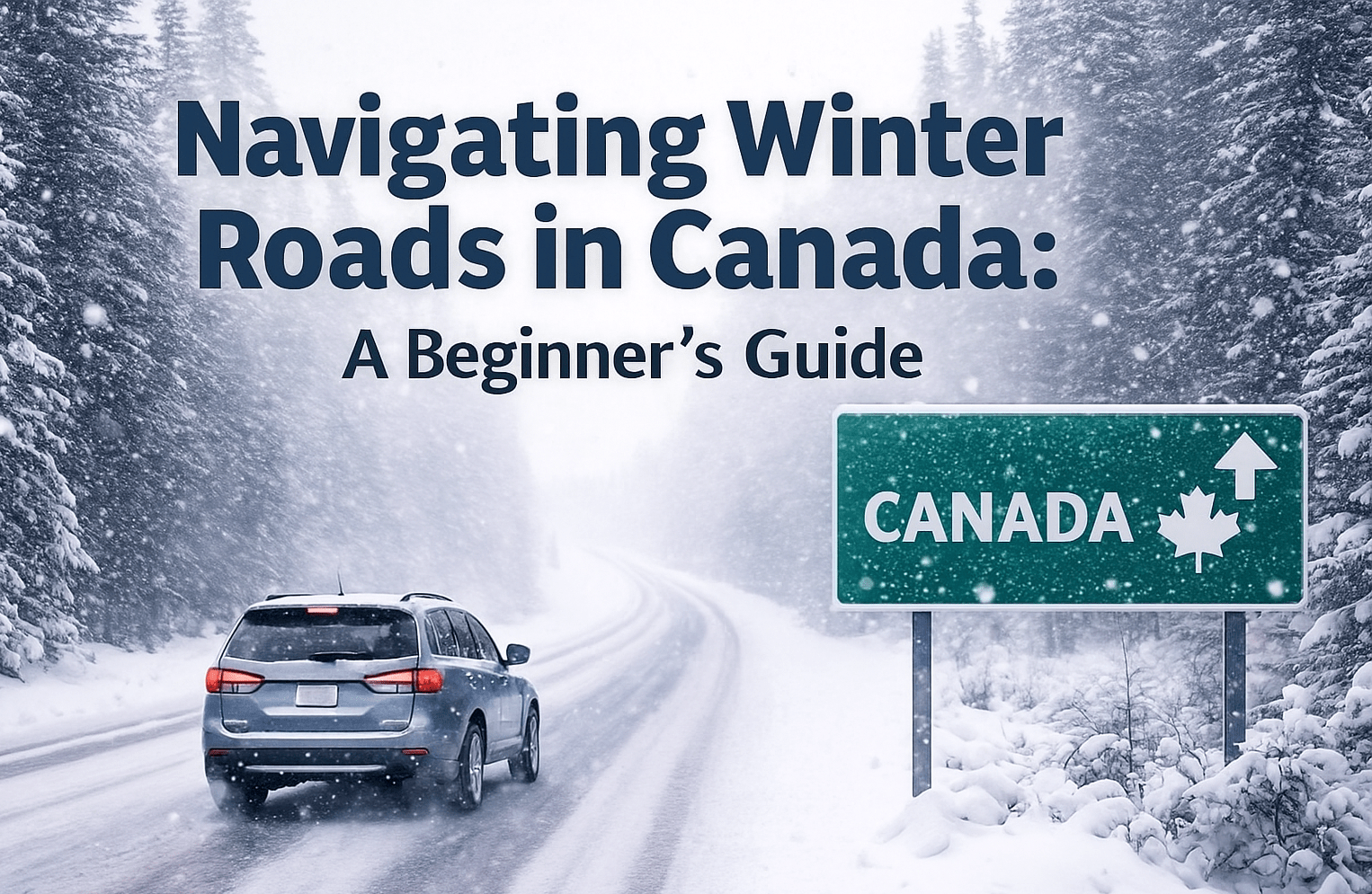 Navigating Winter Roads in Canada: A Beginner's Guide