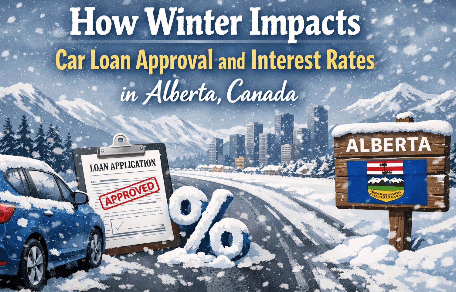 How Winter Impacts Car Loan Approval and Interest Rates in Alberta, Canada

